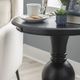 Powell® Amelia Black Round Accent Table-2