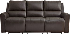 Signature Design by Ashley® Boxmere Storm Power Reclining Sofa Front view of the Signature Design by Ashley® Boxmere Storm Power Reclining Sofa