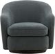 Dovetail Furniture Lili Blue Swivel Chair-2