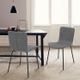 Armen Living Gillian 2-Piece Gray Dining Chairs-4