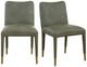 Uttermost® Conifer 2-Piece Pine Green Dining Side Chair Set-0