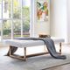 TOV Furniture Oppland White Bench-3