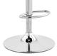 Armen Living Colby Cream/Chrome Adjustable Bar Stool-3