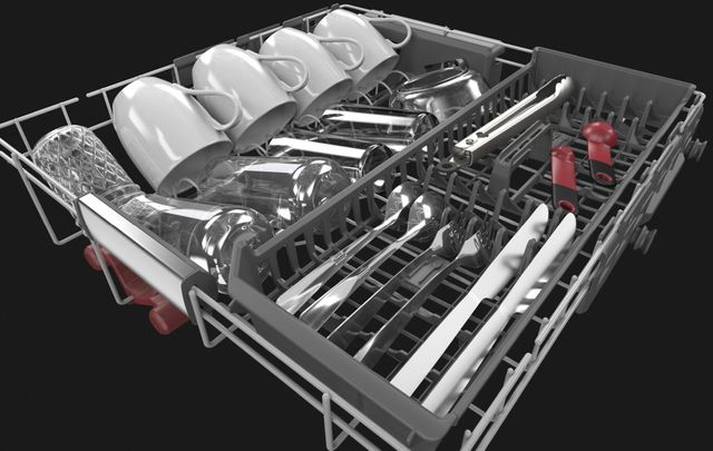 KitchenAid® 24" PrintShield™ Black Stainless Steel Built In Dishwasher-5