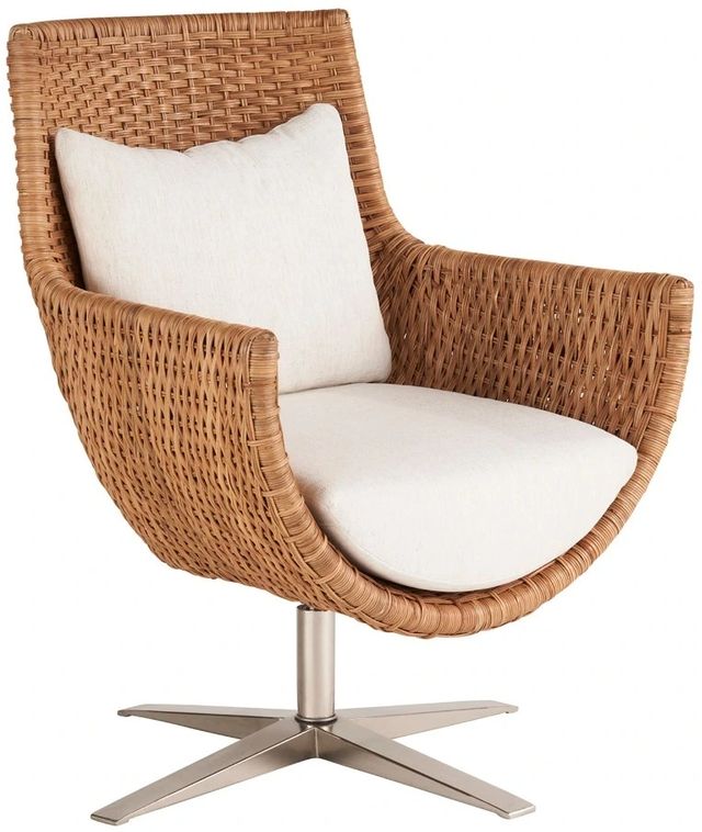 Universal Explore Home™ Weekender Coastal Living Home Sullivans Natural Rattan Arm Chair-0