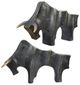 Uttermost® Regal Bull 2-Piece Dark Bronze Sculpture Set-0