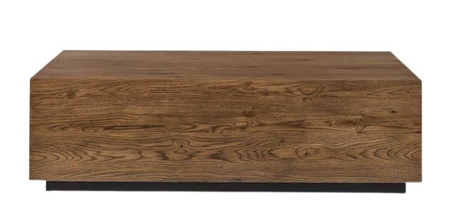 Bassett® Furniture Cascade Barley Oak Rectangle Cocktail Table-1