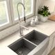 ZLINE Van Gogh Brushed Nickel Pull Down Spring Kitchen Faucet with Pot Filler-2