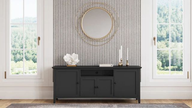 Modus Furniture Grace Raven 74" Entertainment Console-1