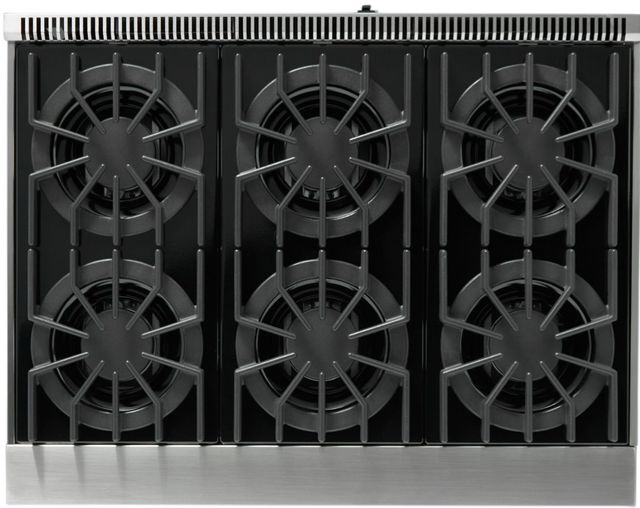 Viking® 5 Series 36" November Sky Liquid Propane Pro Style Gas Range-2