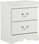 Signature Design by Ashley® Anarasia 5 Piece White Full Sleigh Bed Set-4