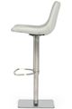 VIG Furniture Modrest Manning Light Gray Adjustable Stool-2