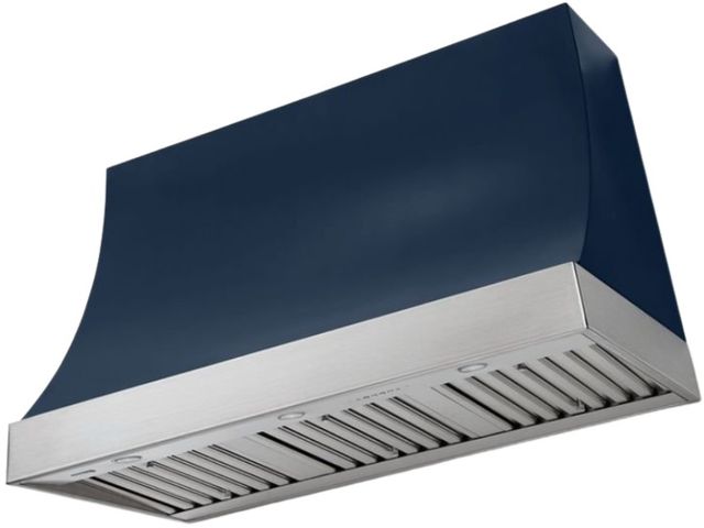 AGA Marquee 48" Indigo Wall Mounted Range Hood  with Brushed Nickel Trim-0