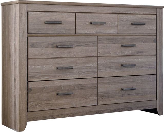 Signature Design by Ashley® Zelen 2-Piece Warm Gray King/California King Panel Headboard Set-3