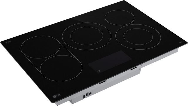 LG 30" Black Electric Cooktop-6