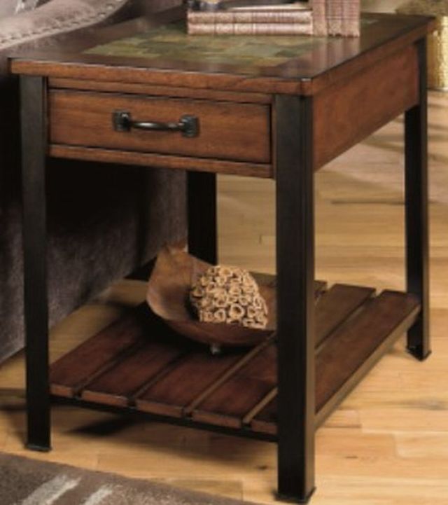 Null Furniture 3013 Aged Tobacco End Table-0