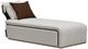Michael Amini® West Kensington Chunky/Medium Espresso Chaise-0