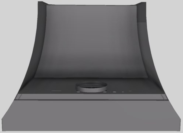 Vent-A-Hood® Designer Series 42" Gunsmoke Wall Mounted Range Hood-3
