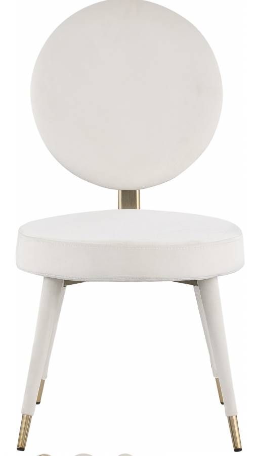 Meridian Furniture Brandy Cream Dining Side Chair-1