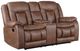New Classic® Home Furnishings Morello Brown Dual Manual Reclining Loveseat-0