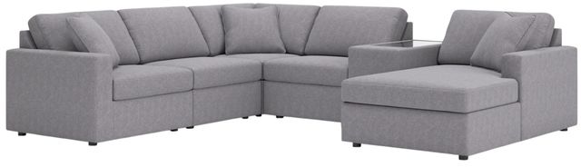Signature Design by Ashley® Modmax 6-Piece Granite Right-Arm Facing Sectional and Chaise with Console-0