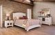 International Furniture Direct Pueblo 4-Piece Brown/White Two Tone Queen Bedroom Set-4