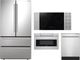 Sharp® 4 Piece Stainless Steel Electric Kitchen Appliance Package-0