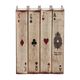 A & B Home 4-Piece Beige Ace Playing Cards Book Box Set-1