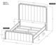 International Furniture Direct Mezquite Light Gray/Natural Upholstered Queen Panel Bed-2
