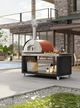 Fontana Forni Napoli 31" Red Pizza Oven -4