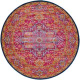 Garnet, Dark Blue, Saffron, Burnt Orange, Teal, Ivory