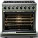 Viking® 7 Series 36" Eucalyptus Pro Style Dual Fuel Range-1