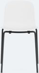 EQ3 Holi White/Black Outdoor Dining Side Chair-2