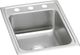 Elkay Lustertone® Classic Lustrous Satin 17" x 22" x 5" 1-Hole Single Bowl Drop-In ADA Sink-0