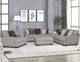 Furniture of America® Ardenfold Gray Chair and a Half-1