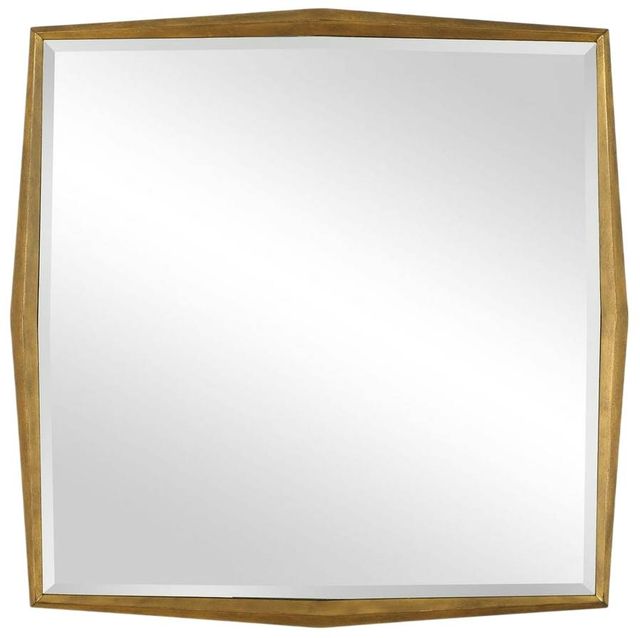 Uttermost® On Point Gold Square Mirror-0