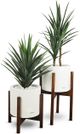 Le Present Century White 18" Planter-1