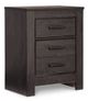 Signature Design by Ashley® Brinxton 5-Piece Charcoal Queen/Full Panel Headboard Bedroom Set-3