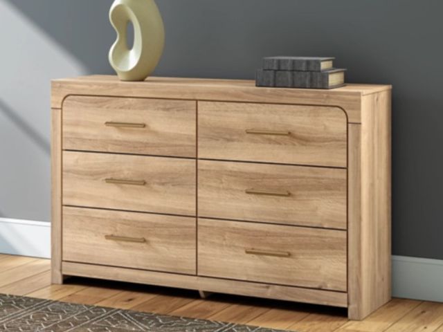 Signature Design by Ashley® Hollymount Tan Dresser-1