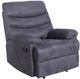 American Wholesale Furniture Lucas Gray Manual Glider Recliner-0
