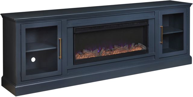 aspenhome® Byron Malta Blue 98" Fireplace Console-0