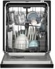 KitchenAid® 24" Black Front Control Built-In Dishwasher with Third Level Utensil Rack and 30+ Total Wash Jets-2