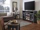 Aspenhome® Eastport Drifted Black 65" Highboy Console with 2 Doors-1