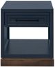 Legends Home Nora Blue Denim End Table with Whiskey Base-0