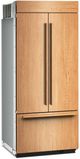 KitchenAid® 36" 20.8 Cu. Ft. Panel Ready Built-In French Door Refrigerator with Platinum Interior-3