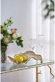 A & B Home Gold/White Leaf Table Decor-2