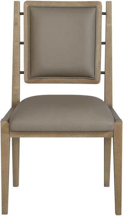 Bernards Linné Faux Leather Wheat Dining Chair-2