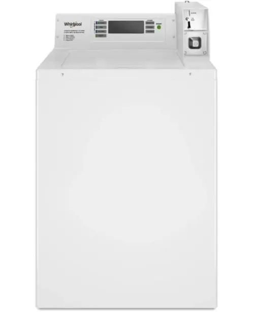 Whirlpool Commercial White Top Load Washer & Gas Dryer Laundry Pair-1