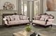 Furniture of America® Veracruz Dark Cherry/Light Brown Loveseat-1