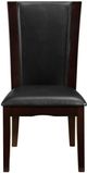 Homelegance® Daisy Dark Brown/Espresso Side Chair-2